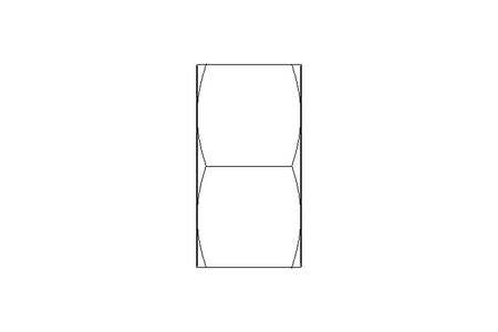 Ecrou collet battu L 28 M36x2 St