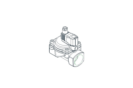 2/2 Wege Magnetventil DN40 G1 1/2"