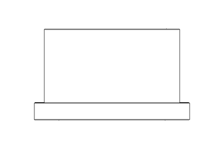 Plain bearing bush 45x55x63x37x7