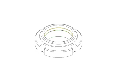 开槽螺母 M24x1,5 St-Zn