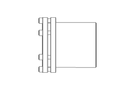 Conector hembra D100 d80 8800Nm