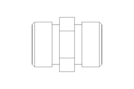 Pipe screw connector L 12/12 1.4571