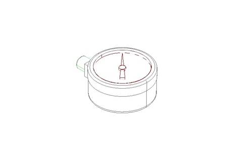 Manometer G1/2 0-4 bar