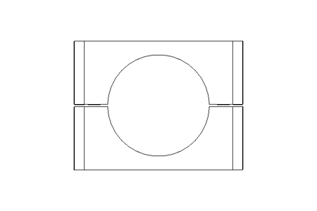 Staffa per tubo D=52 B=30