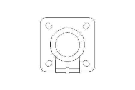 Clip di fissaggio D=40 B=70