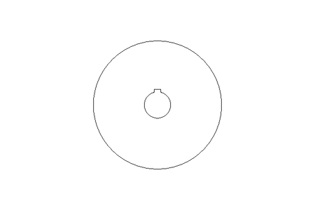 Roda dentada Tipo 6F L=48 D=110,67 d=24