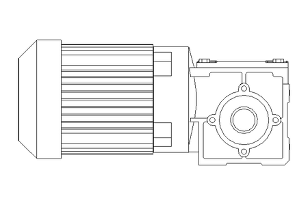 Winkelgetriebemotor 0,25kW 79 1/min