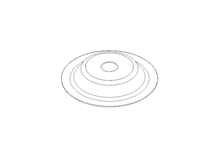 Membrane/diaphragm D=50 L/H=8 EPDM