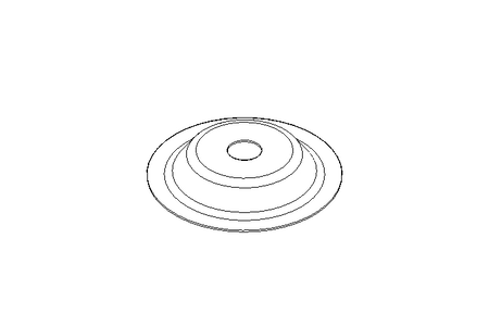 Membrana/diafragma D=50 L/H=8 EPDM