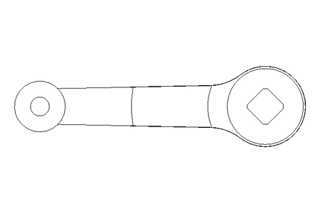 Ручной кривошип R= 80  V=10