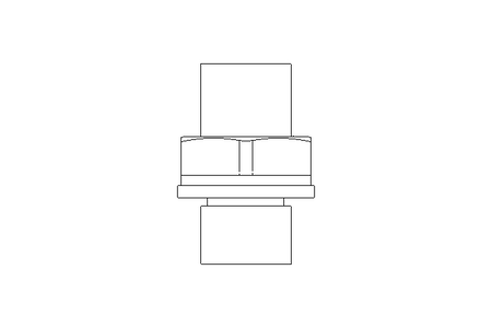 Conexão roscada HM reta
