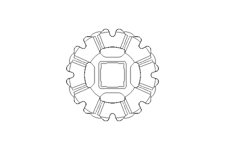 Kettenrad DB40 B38 Z8