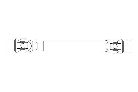 Universal joint shaft D=32 L1=410 L2=470