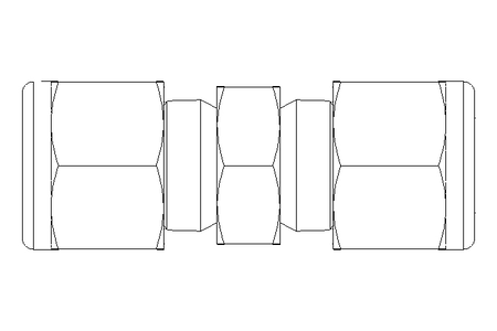 Raccord de tube 8/8 Niro