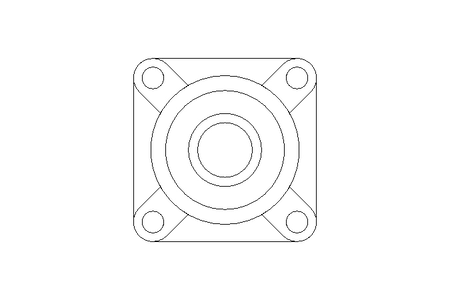 Mancal de flange UCF 35/42,9x117