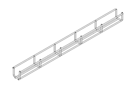 Gitterrinne 40x40x3000 mm