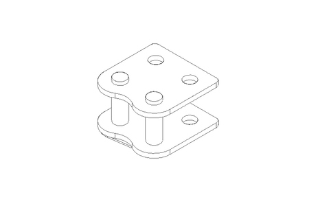 COUPLING LINK 08 B-1  M2X2