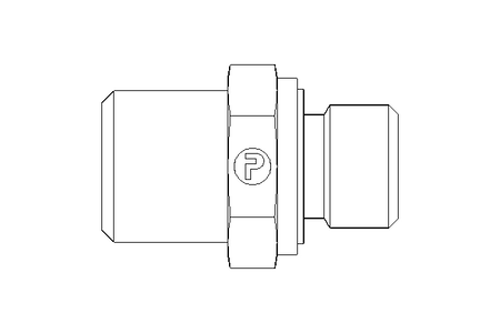 Einschraubstutzen L 6 G1/8" Niro ISO8434