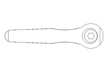 Clamping lever adjustable Size 4 M12x45