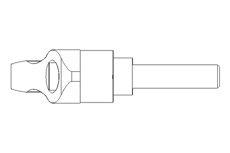 Clamping lever adjustable Size 4 M12x45