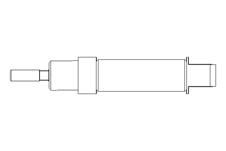 Doppelt wirkender Zylinder D16 Hub10