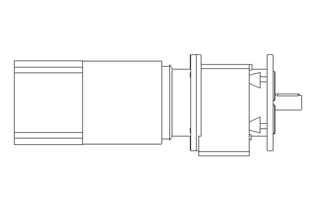 Motor redutor com engren. 2,2kW 92 1/min