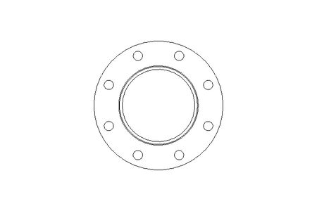 FLANGE DN80 ISO FORM R 1.4539