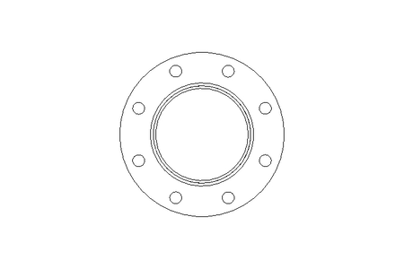 FLANGE DN80 ISO FORM R 1.4539