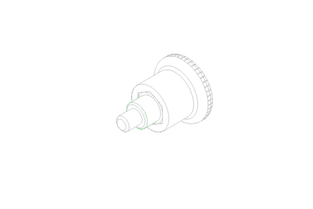 Rastbolzen D6 M10x1 St