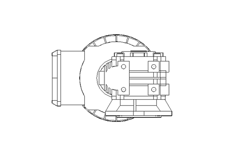 Schneckengetriebemotor 0,55kW 140 1/min