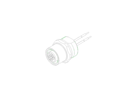 Plug-in connector M12 4-pole