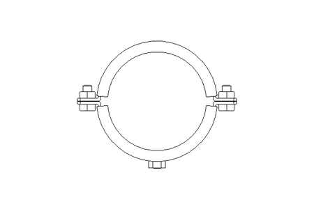 PIPE CLAMP 83-91 mm