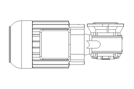 Schneckengetriebemotor 0,55kW 74 1/min