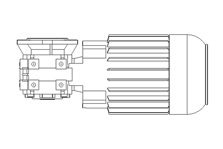 Motor engrenagem sem fim 0,55kW 74 1/min