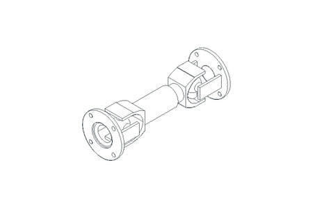 Universal joint shaft D=90 L1=250 L2=290