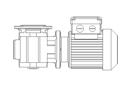 Schneckengetriebemotor 0,25kW 37 1/min