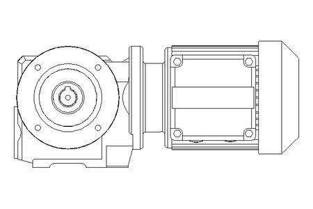 Schneckengetriebemotor 0,25kW 37 1/min