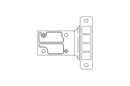 Scharnier 135x130x27,5 180 Grad