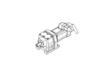 Motor redutor com engrenagem 9,5Nm