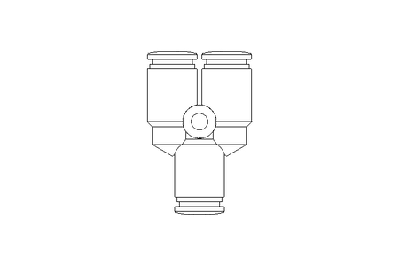 Conexão pneumática em "Y" QSY-4-K-SA