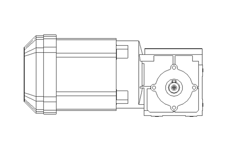 Winkelgetriebemotor 0,37kW 210 1/min