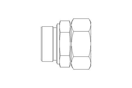 Raccordo a vite L 42 G 1 1/2" St DIN3865