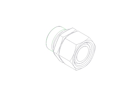 Connecting piece L 28 G1" St DIN3865