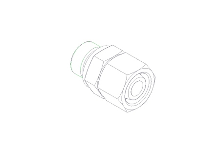 Connecting piece L 15 G1/2" St DIN3865