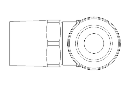 Conexão em L roscada QSLS-R1/4-10-K-SA
