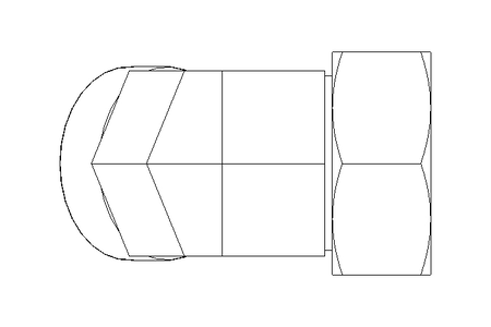 Raccordo a gomito L 42 St ISO8434