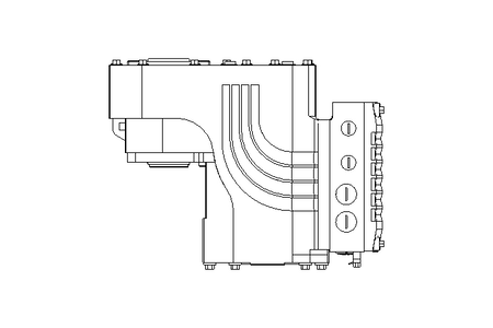 Flat gear servo motor 400 Nm