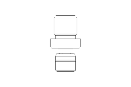 Conexao roscada 1/8" D=4 (Inox)