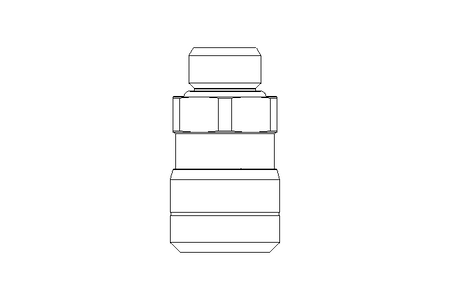 Steckverschraubung G1/4 D 12 Niro