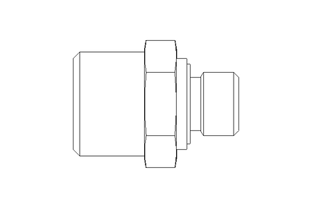 Encaixe tubo/união rosc. L 10 G1/8" AC